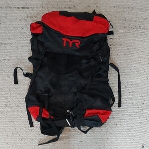 TYR Black and Red Men's Backpack
